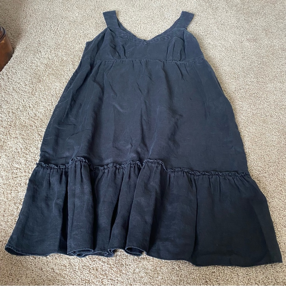 Black Semi Denim Dress